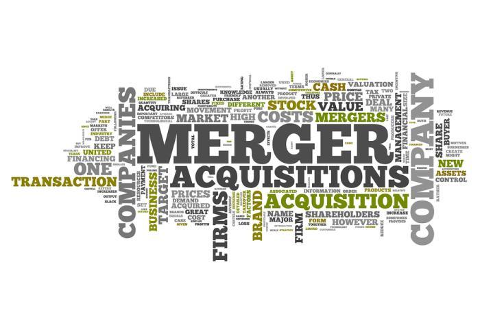 Word Cloud with Merger & Acquisitions related tags